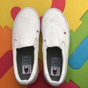 Champion brand slip on sneakers!